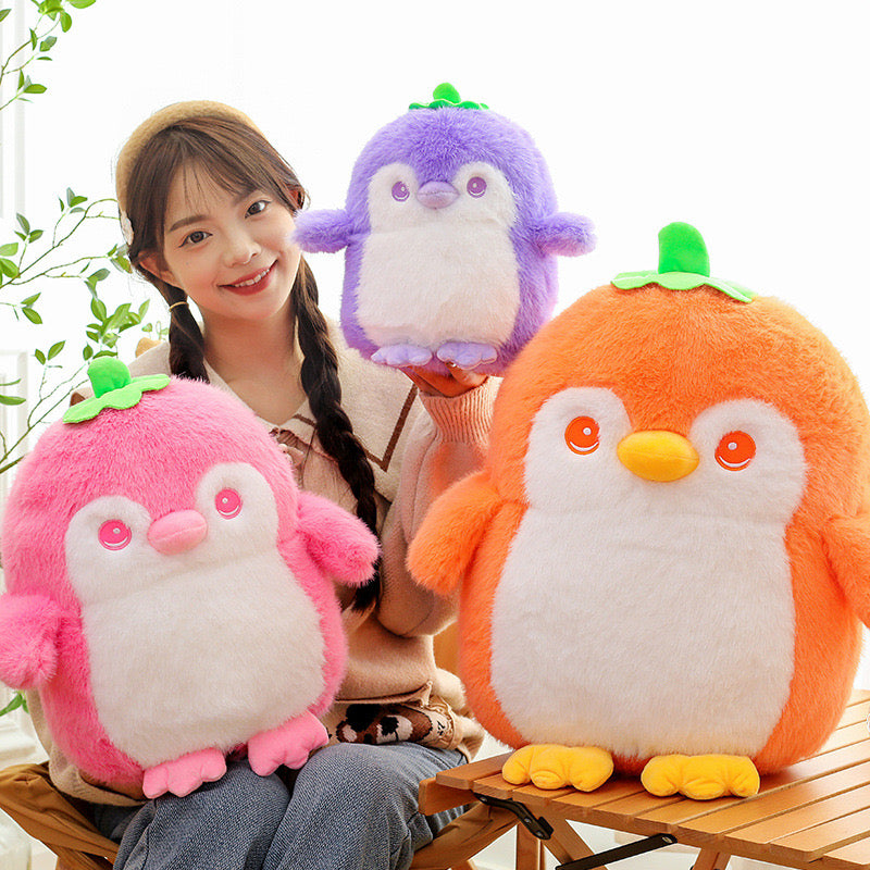 Strawberry Penguin Plush