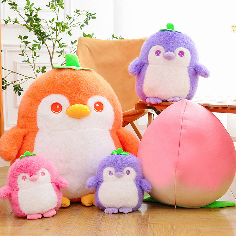Strawberry Penguin Plush