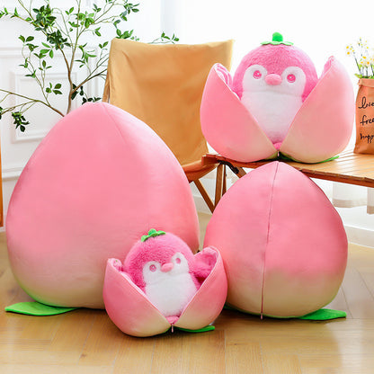 Strawberry Penguin Plush