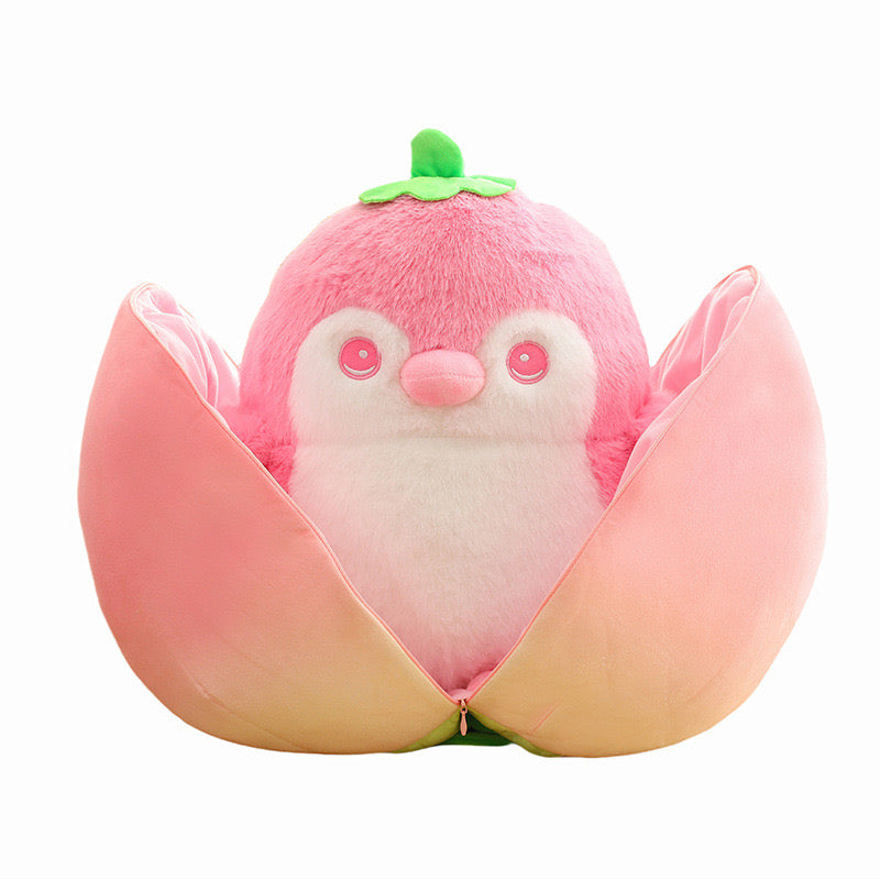Strawberry Penguin Plush