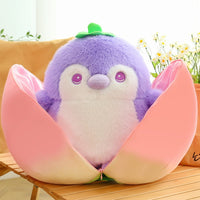 Purple Penguin + Peach