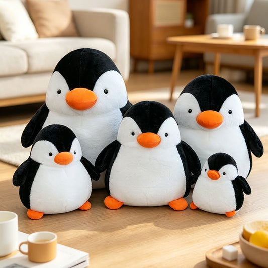 Cheeky Penguin Cuddle Cushion Plush