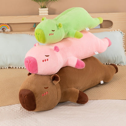 Capybara Candy Colour Long Body Pillow