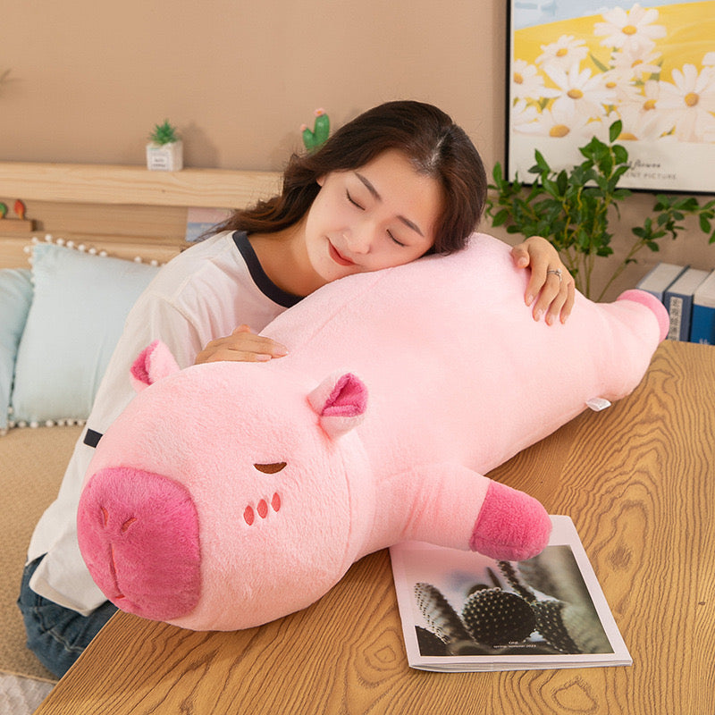 Capybara Candy Colour Long Body Pillow