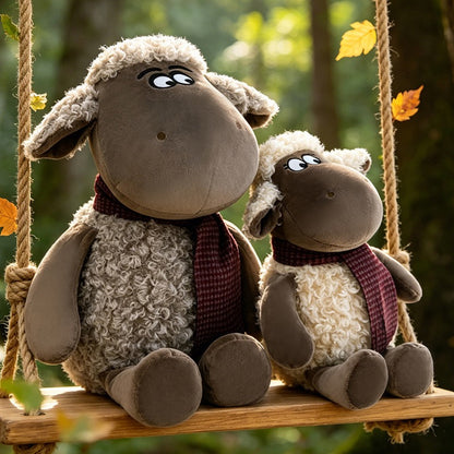 Scarf Wearing Sheep Cuddle Plush