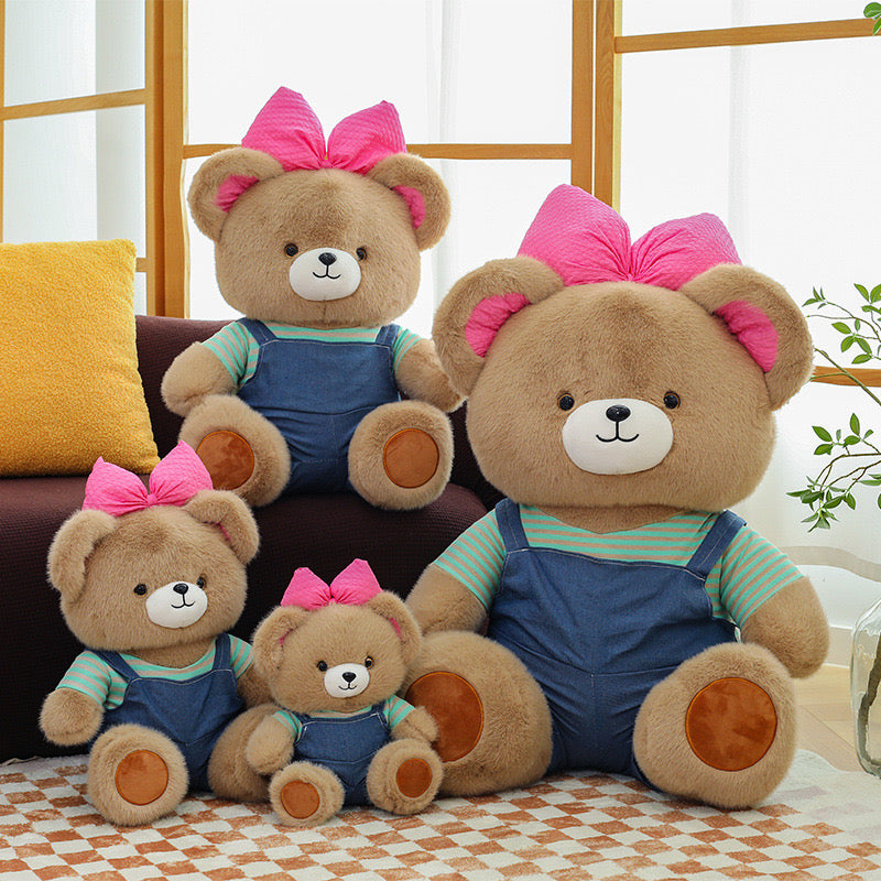 Cute Teddy Bear Plush Pillow