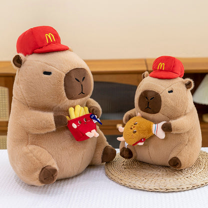 Capybara & Fries Plush Toy