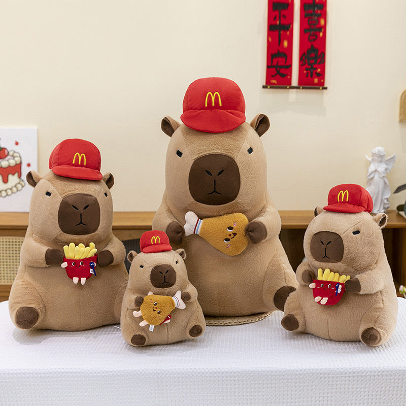 Capybara & Fries Plush Toy