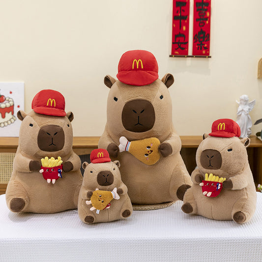 Capybara & Fries Plush Toy