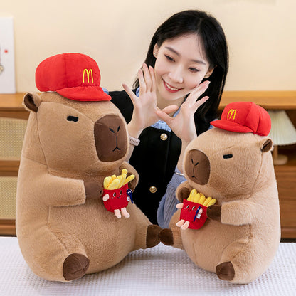 Capybara & Fries Plush Toy