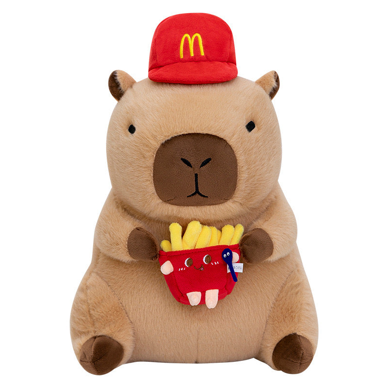 Capybara & Fries Plush Toy