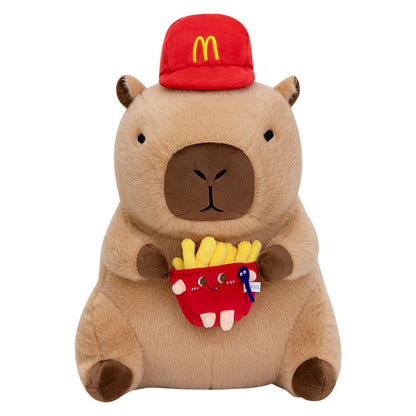 Capybara & Fries Plush Toy
