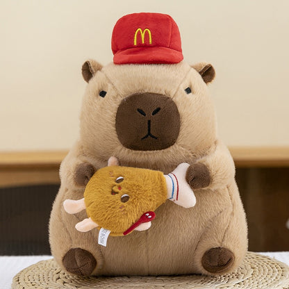 Capybara & Fries Plush Toy