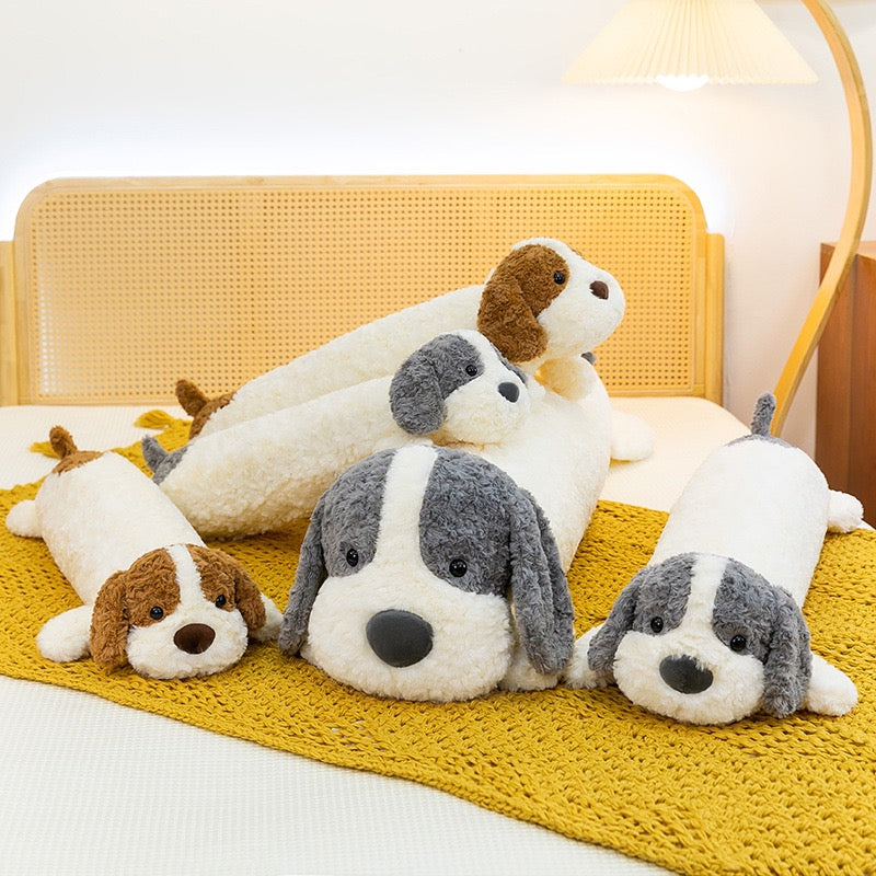 Lounging Puppy Cuddle Body Pillow