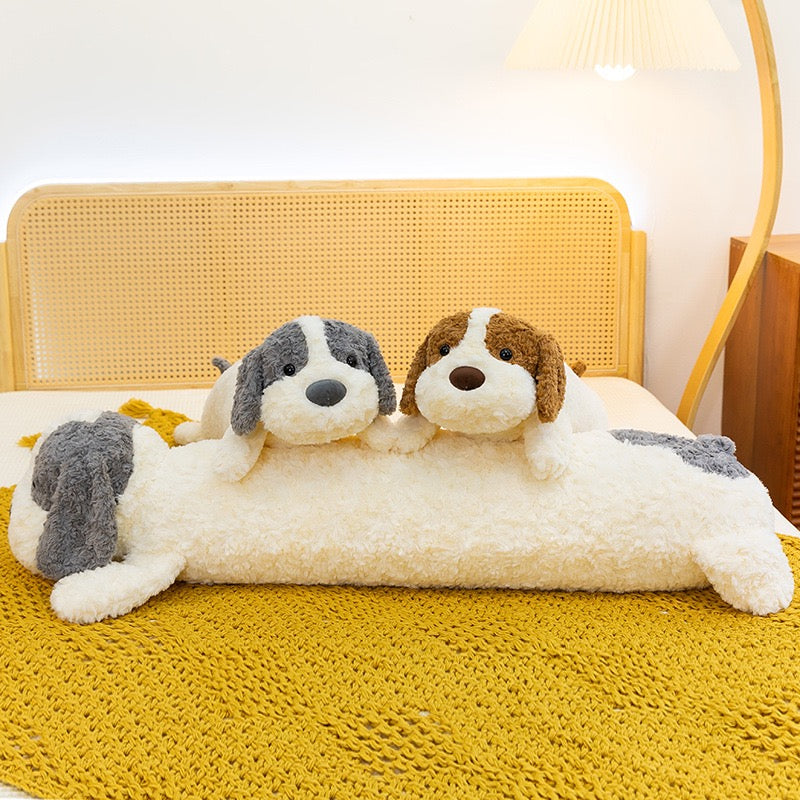 Lounging Puppy Cuddle Body Pillow