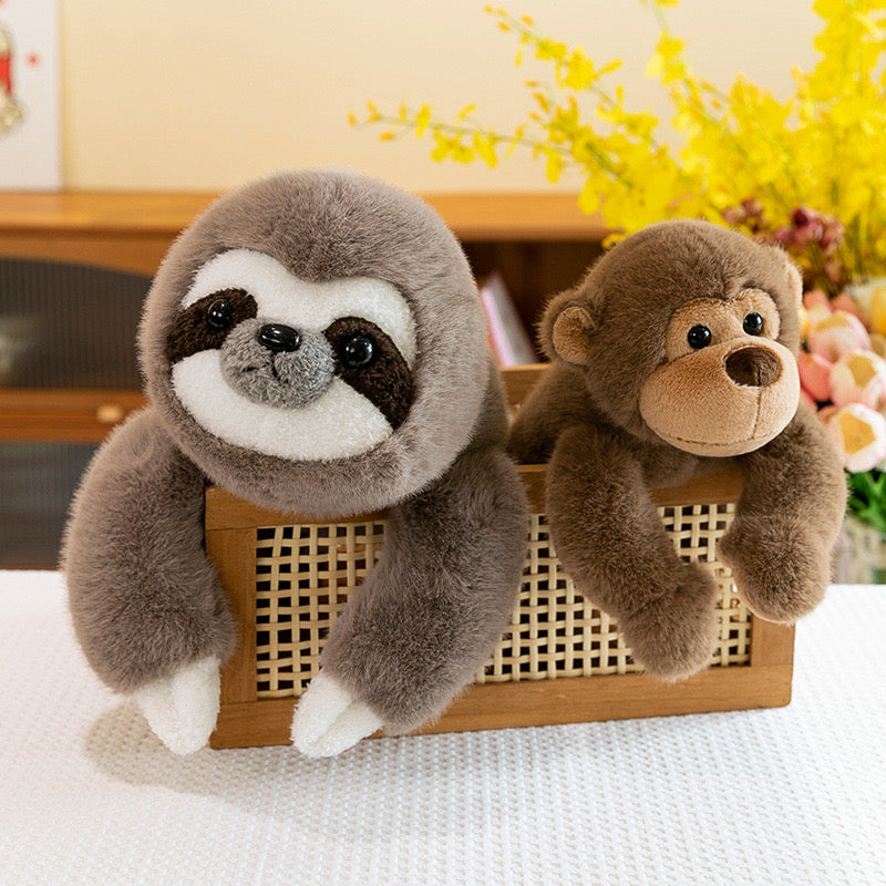 Seal Sloth Monkey Plush Toy