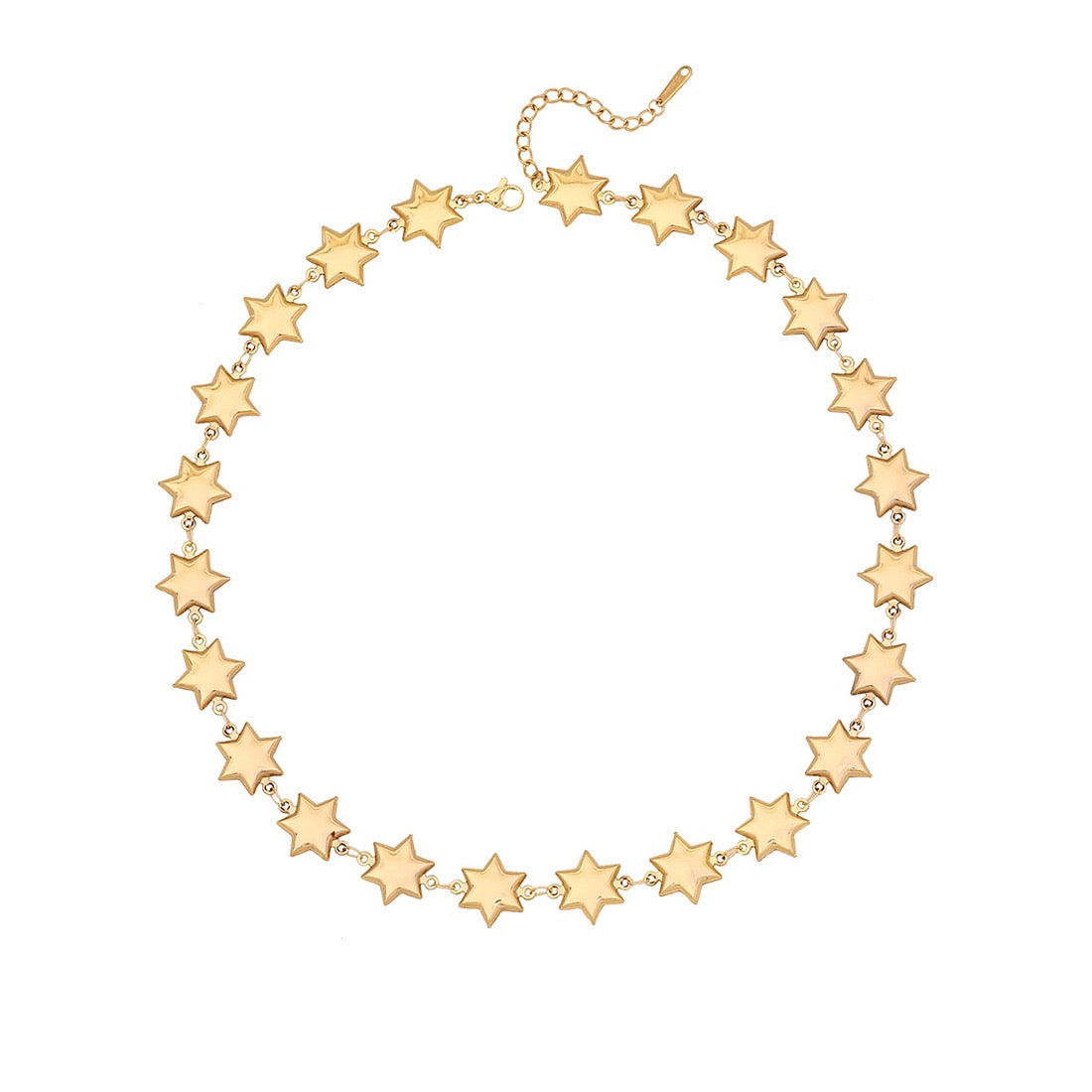 Scallop Heart Chain Necklace