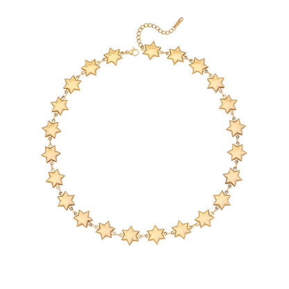 Scallop Heart Chain Necklace