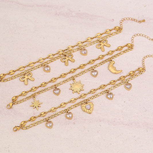 Double Layer Titanium Steel Bracelet