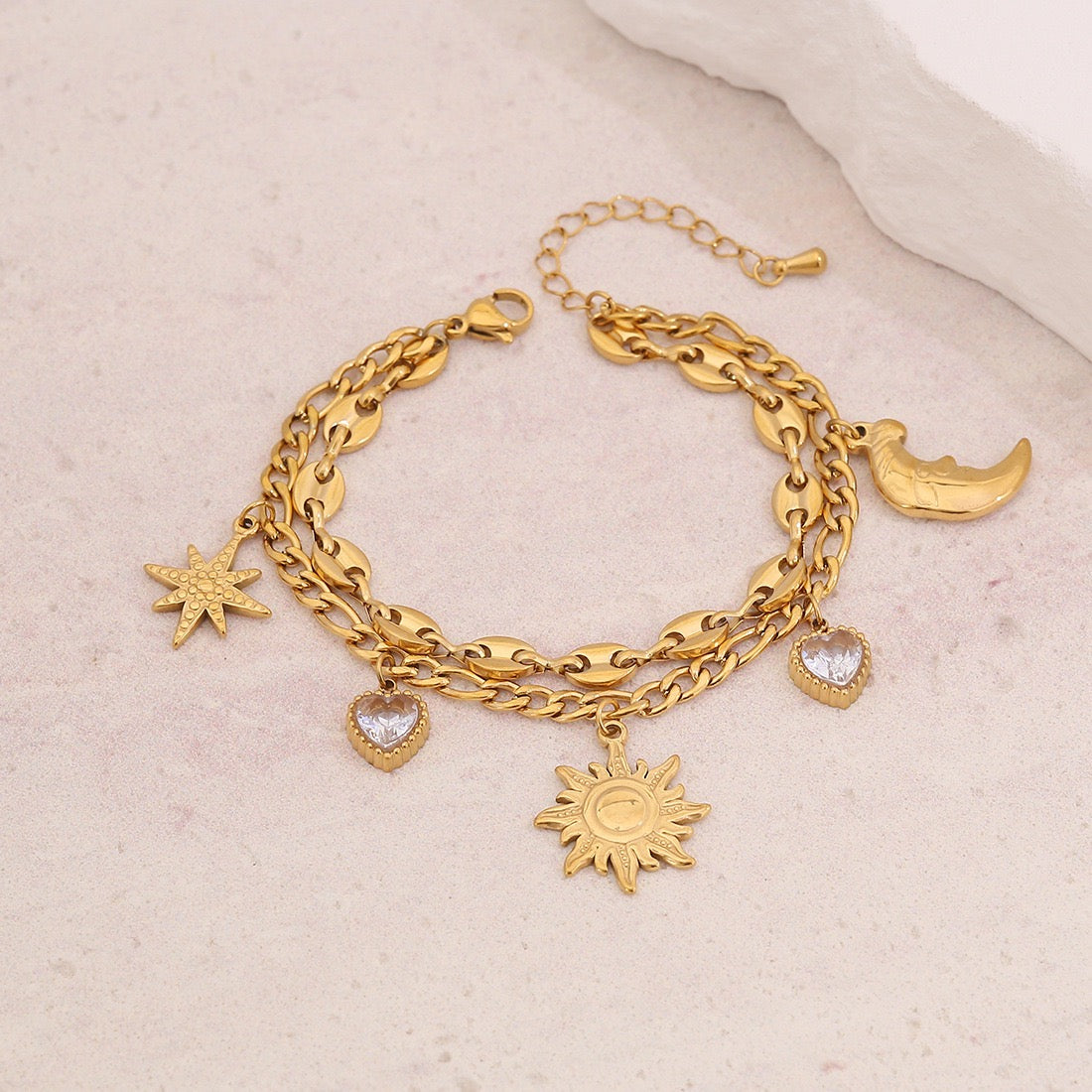 Double Layer Titanium Steel Bracelet