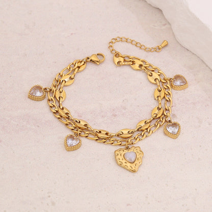 Double Layer Titanium Steel Bracelet