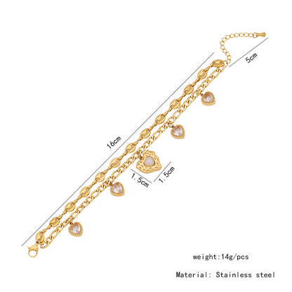 Double Layer Titanium Steel Bracelet