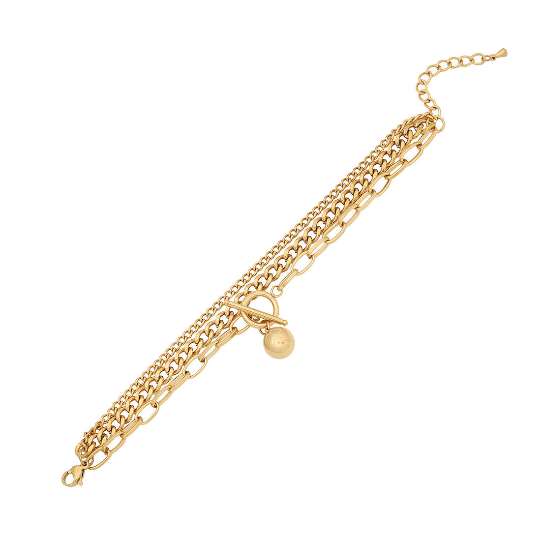 Triple Layer Titanium Steel Bracelet