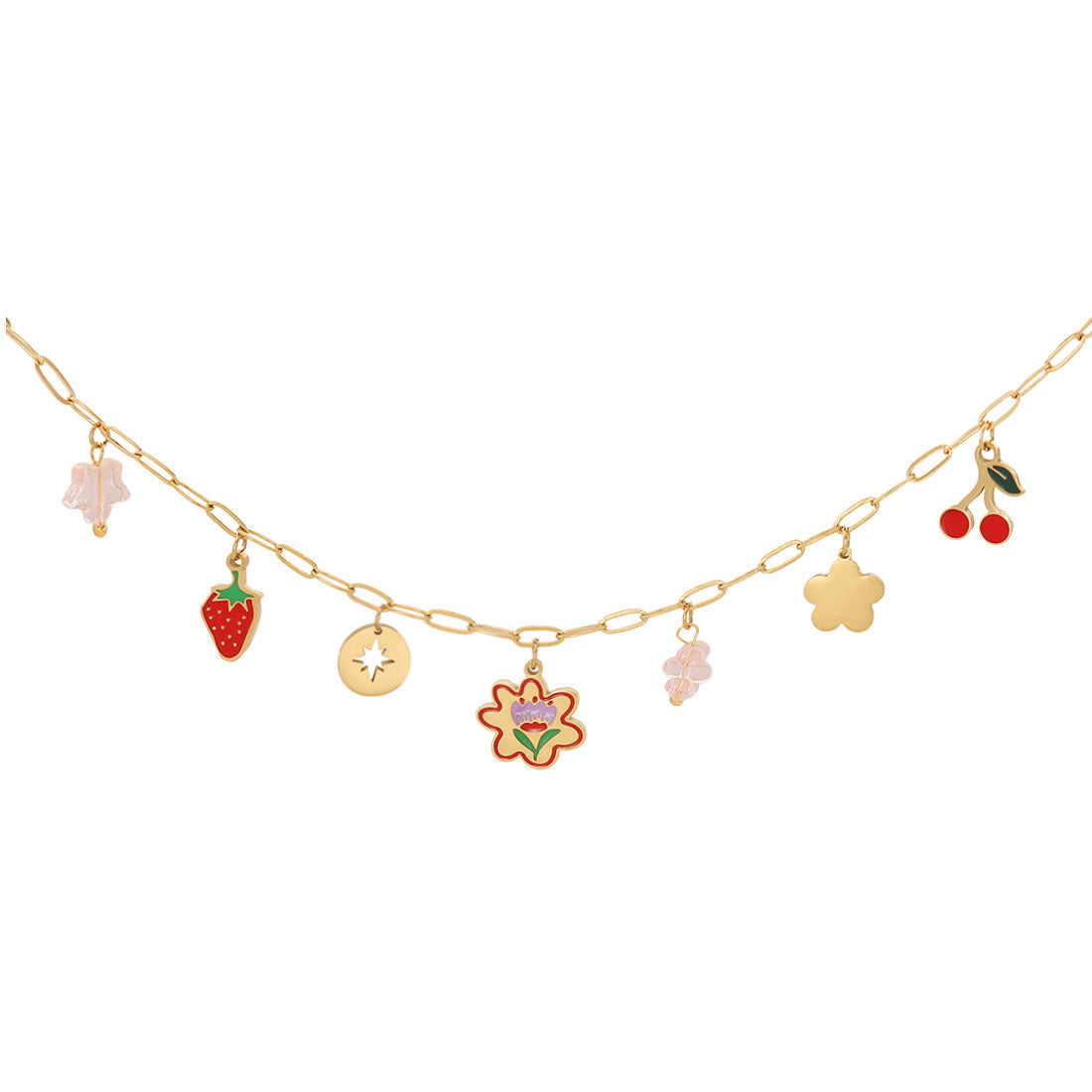 Sweet Cherry Pendant Necklace