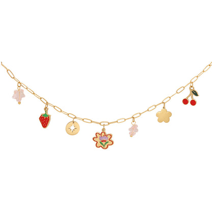 Sweet Cherry Pendant Necklace