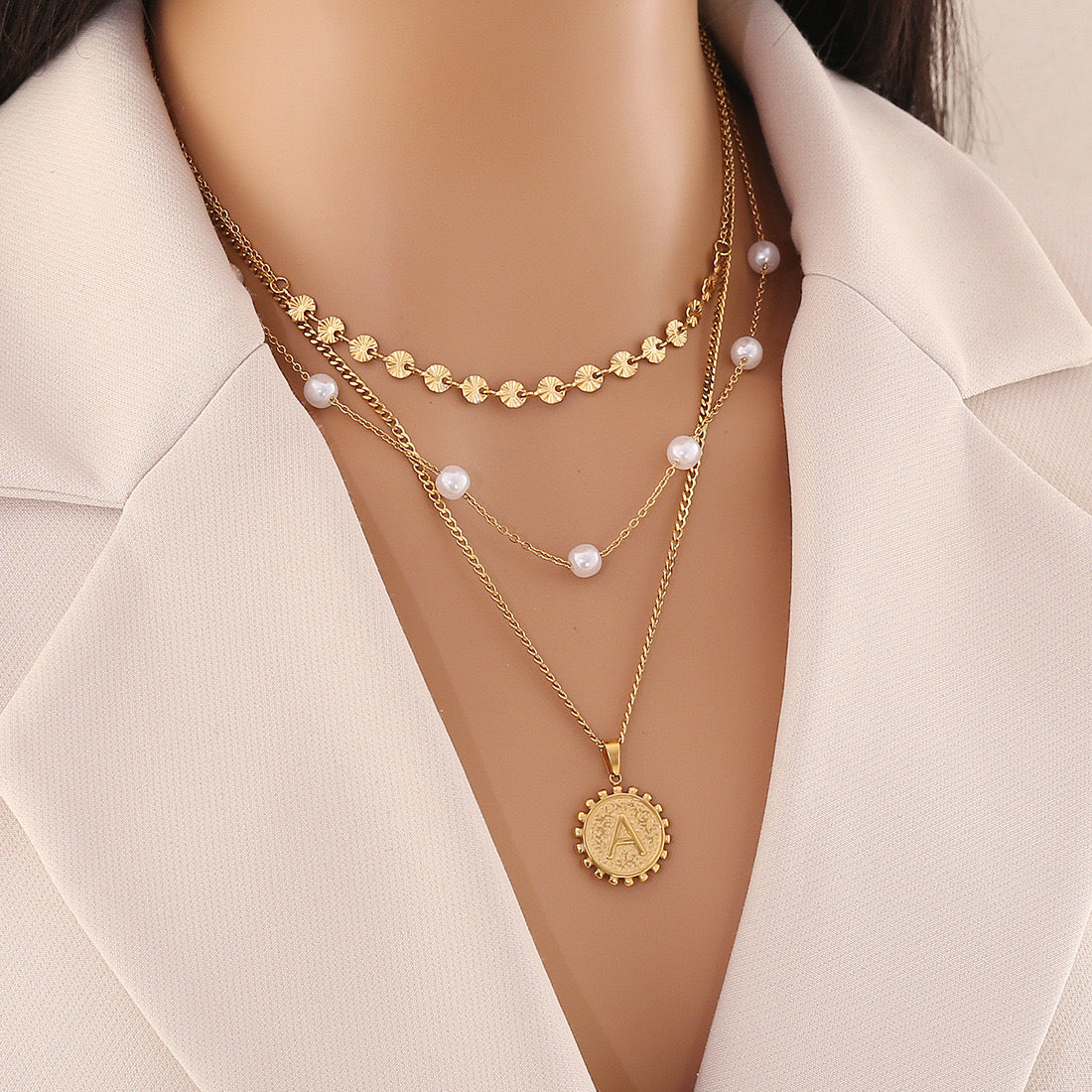 Multilayer Chain Necklace