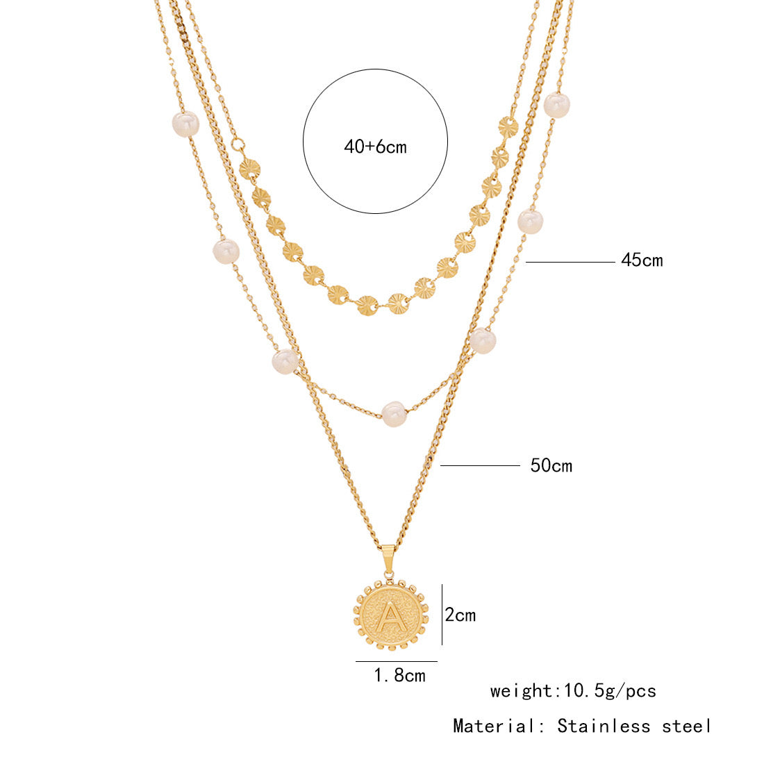 Multilayer Chain Necklace