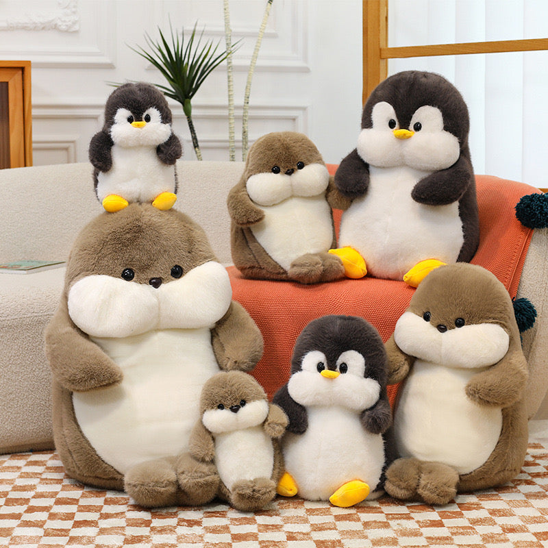 Lazy Penguin Plush Toys