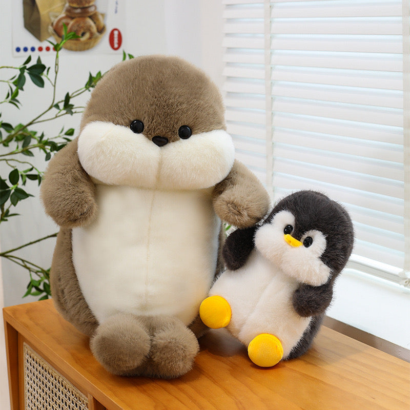 Lazy Penguin Plush Toys