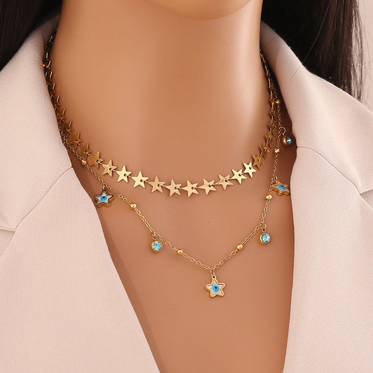 Evil Eye & Star Necklace