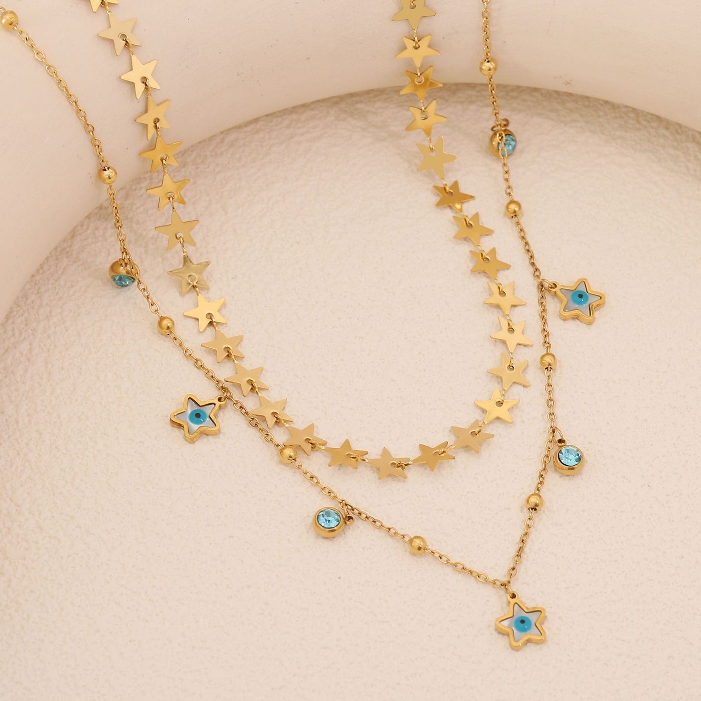 Evil Eye & Star Necklace