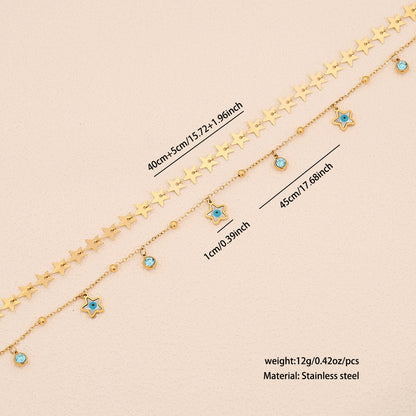 Evil Eye & Star Necklace