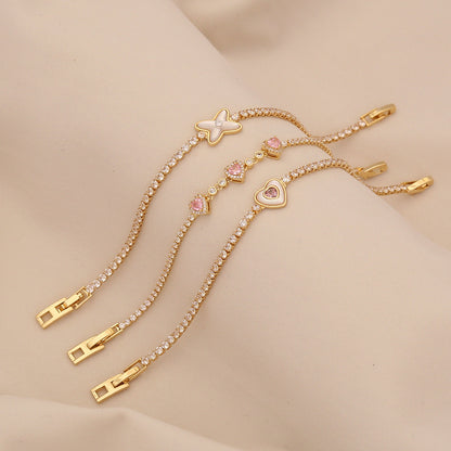 Heart Zircon Bracelet