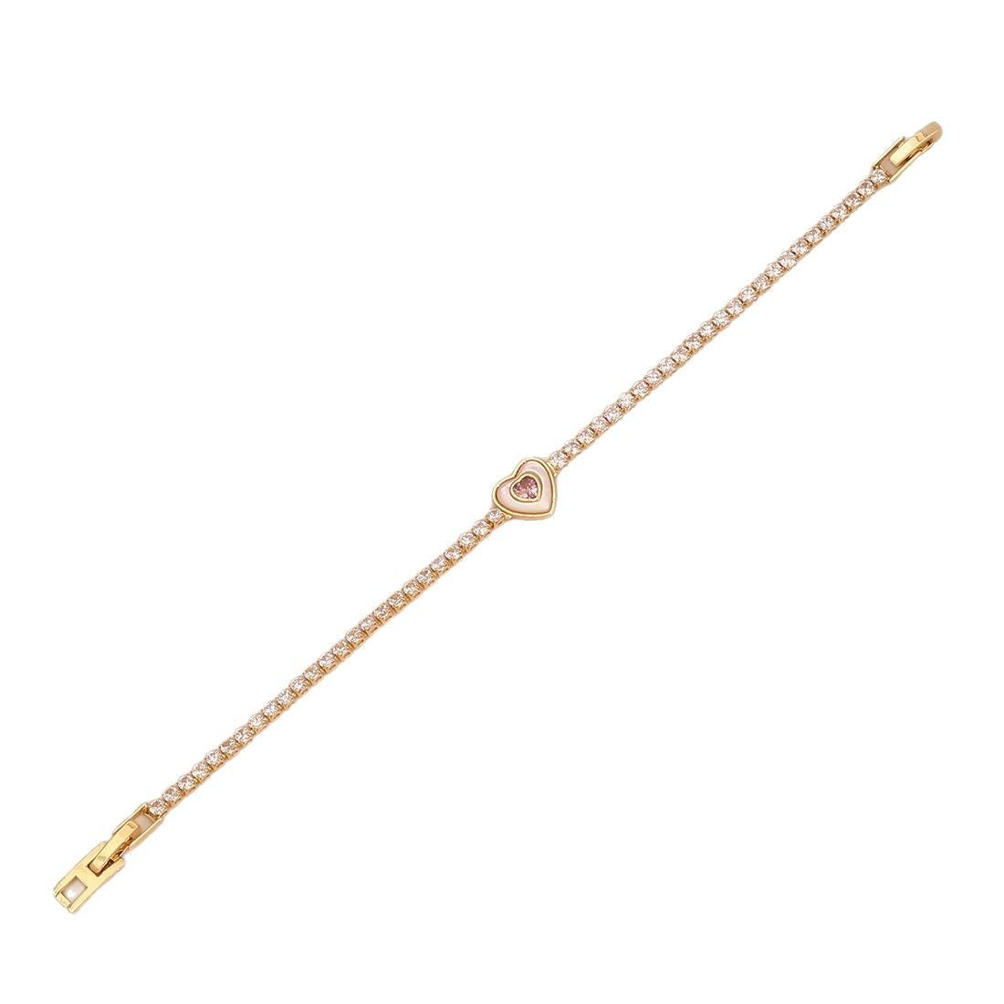 Heart Zircon Bracelet