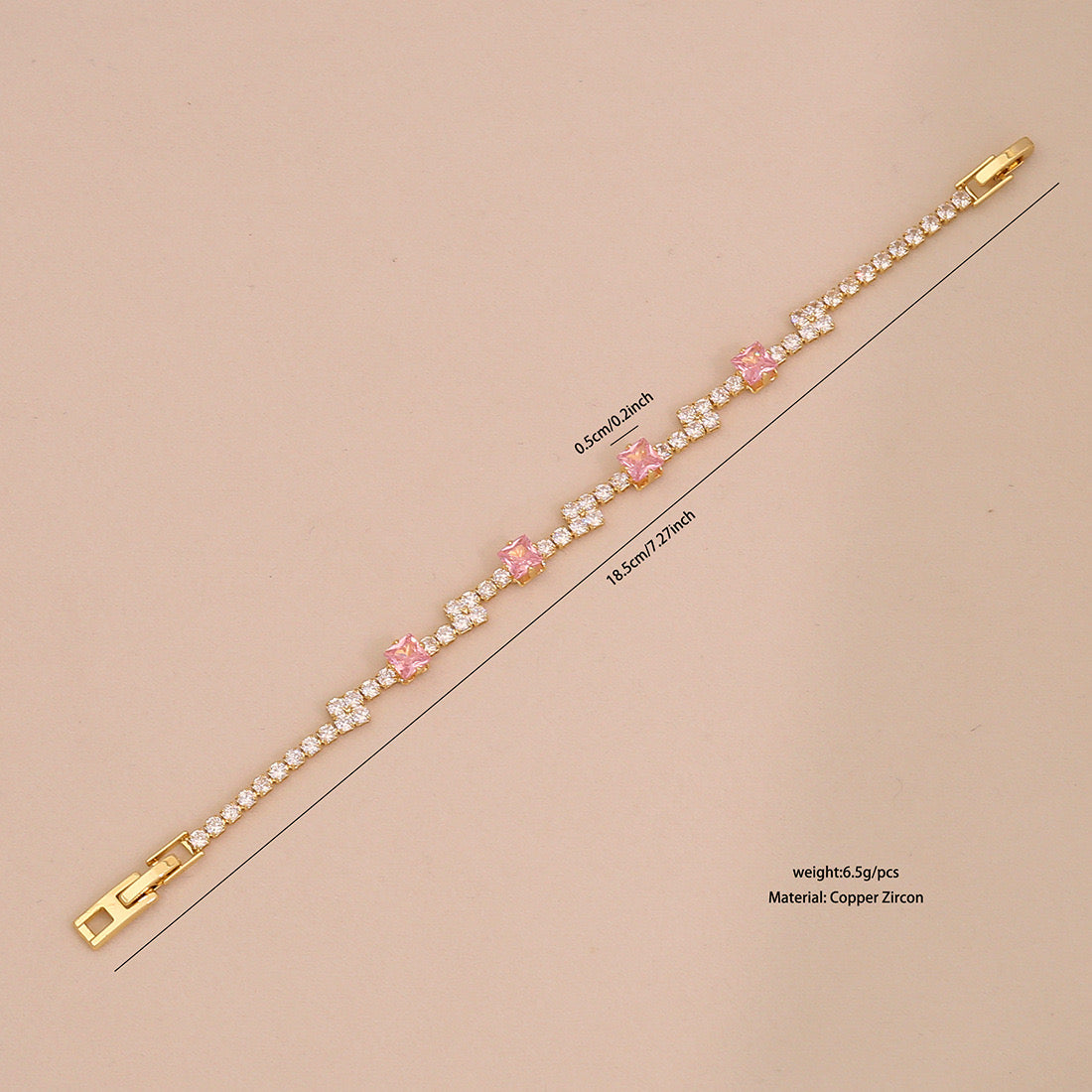 INS Style Zircon Bracelet