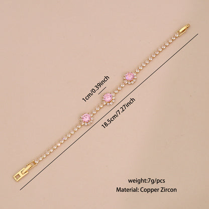 INS Style Zircon Bracelet