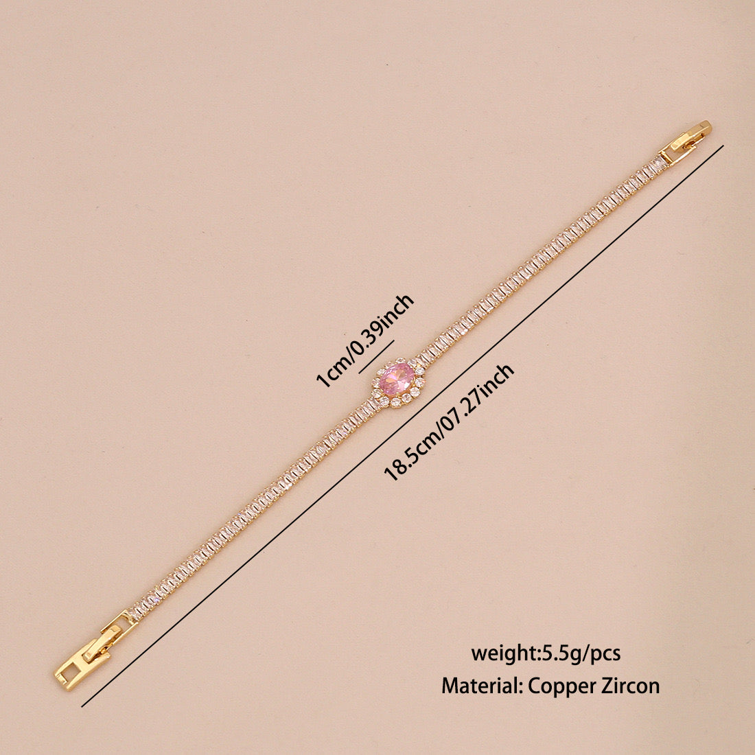 INS Style Zircon Bracelet