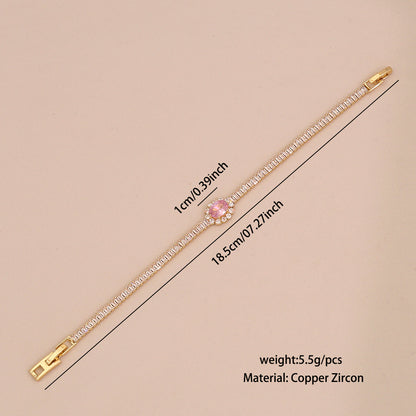 INS Style Zircon Bracelet