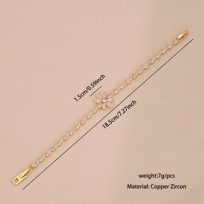 INS Style Zircon Bracelet