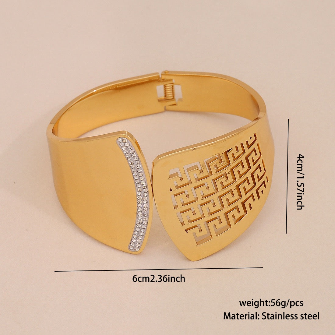 Statement Floral Bangle