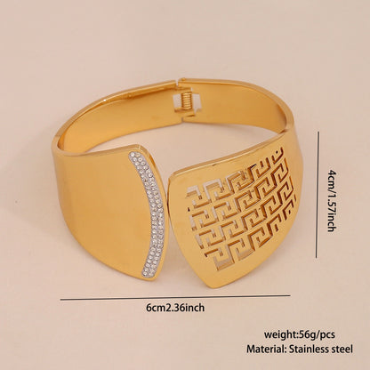 Statement Floral Bangle