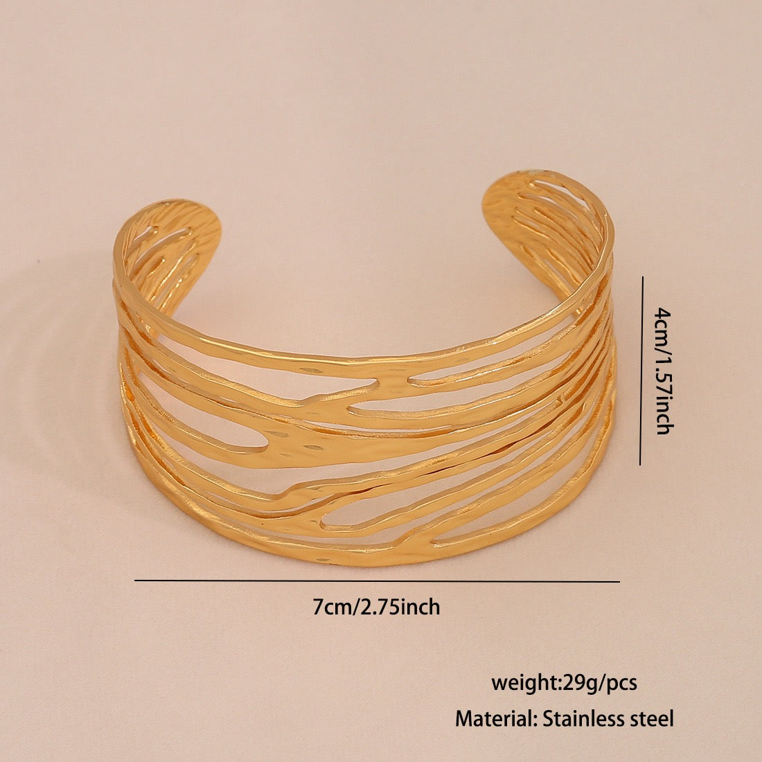 Statement Floral Bangle