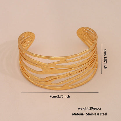 Statement Floral Bangle