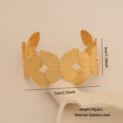 Statement Floral Bangle