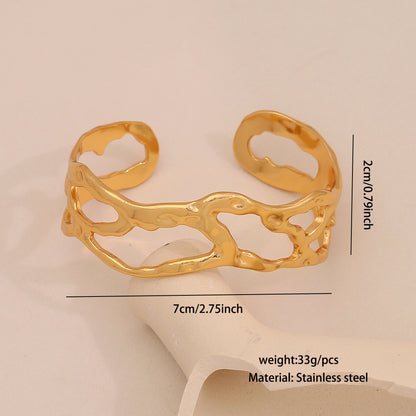 Statement Floral Bangle