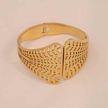 Statement Floral Bangle